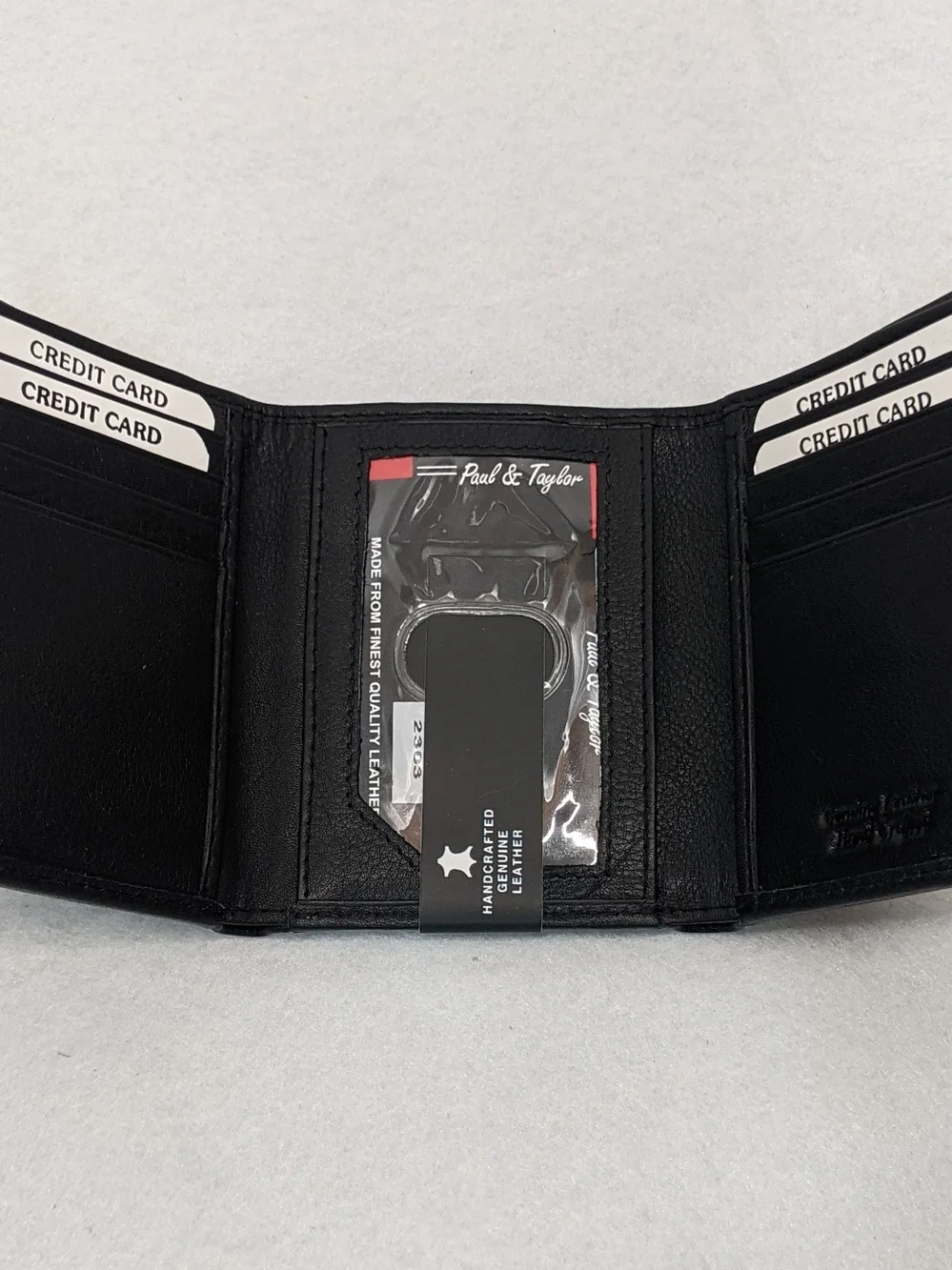 Brand New • Men's Trifold Leather Wallet